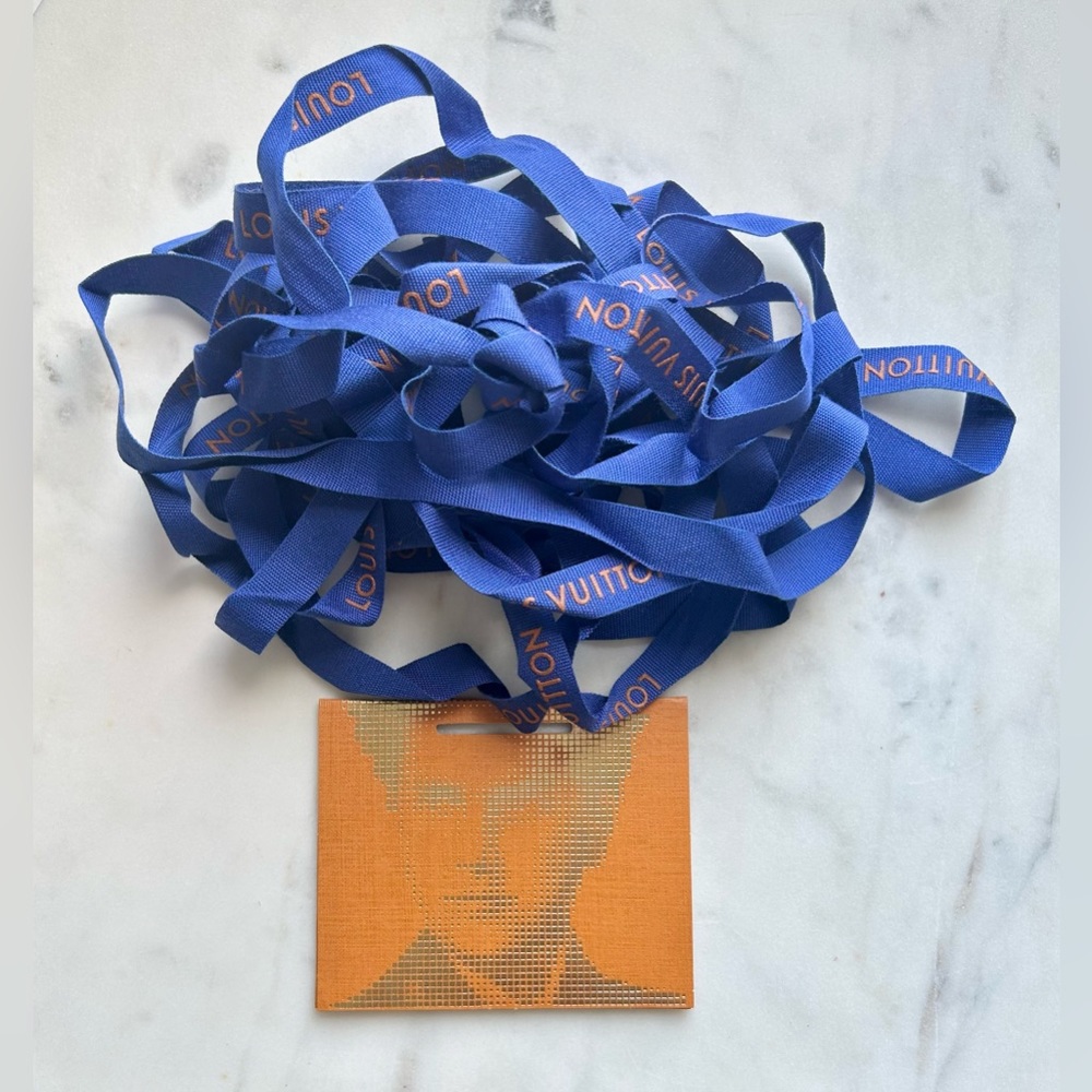 Louis Vuitton Gift Card Sleeve w/ String Tie, Blank Card & Envelope for Shoe Box